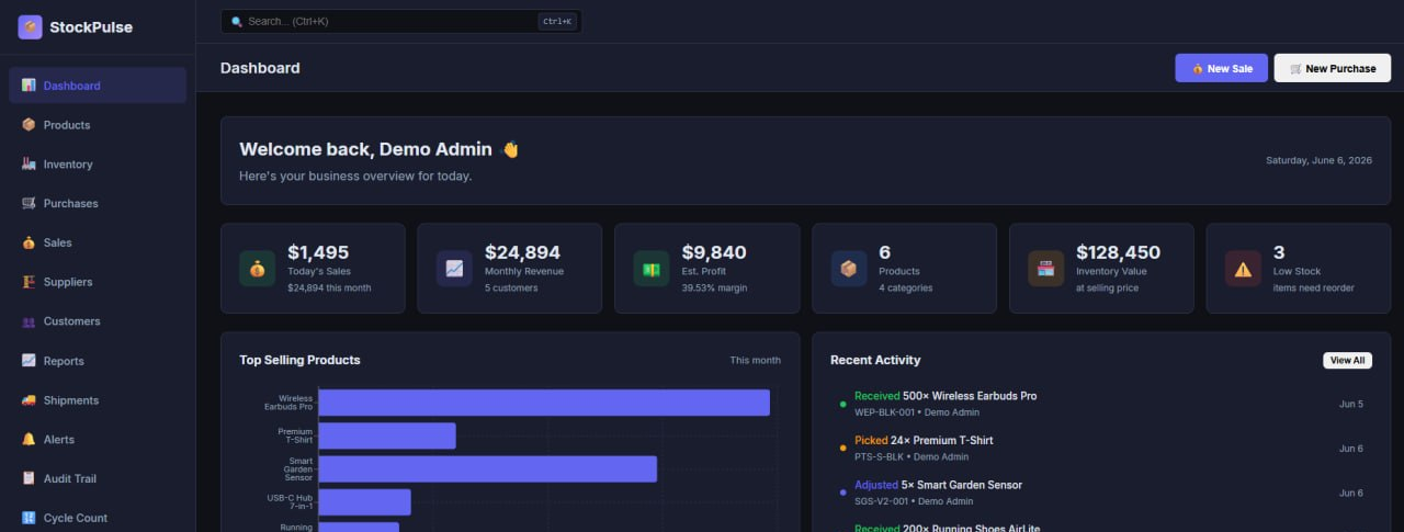 StockPulse — Inventory & Sales Management